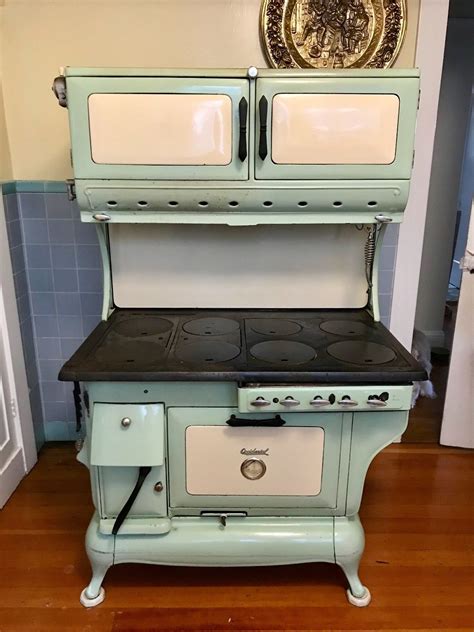 3" D. . Old fashioned wood burning cook stove
